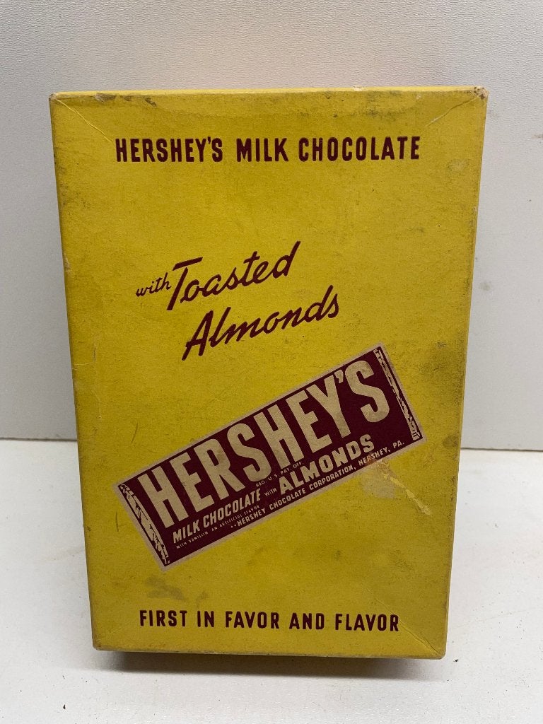 Boite de chocolat au lait avec de amandes HERSHEY’S Org WW2, Enlèvement ou Envoi, Autres, Autres types