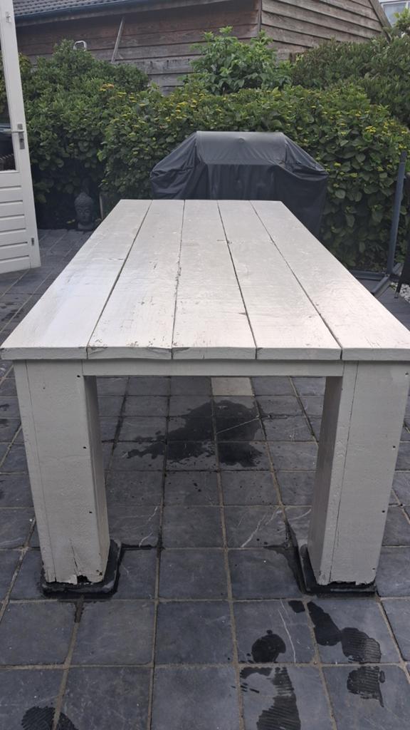 Te koop steigerhouten tuintafel, Tuin en Terras, Ophalen