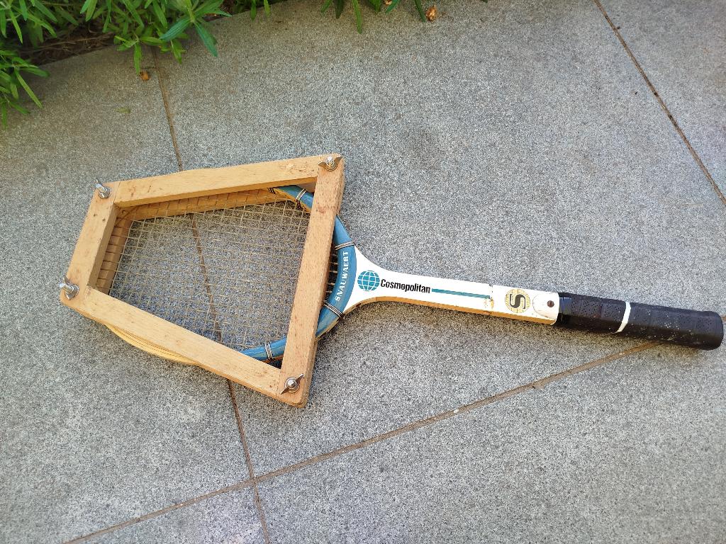 retro tennisracket Snauwaert, Sport en Fitness, Tennis, Ophalen, Gebruikt, Racket, Overige merken