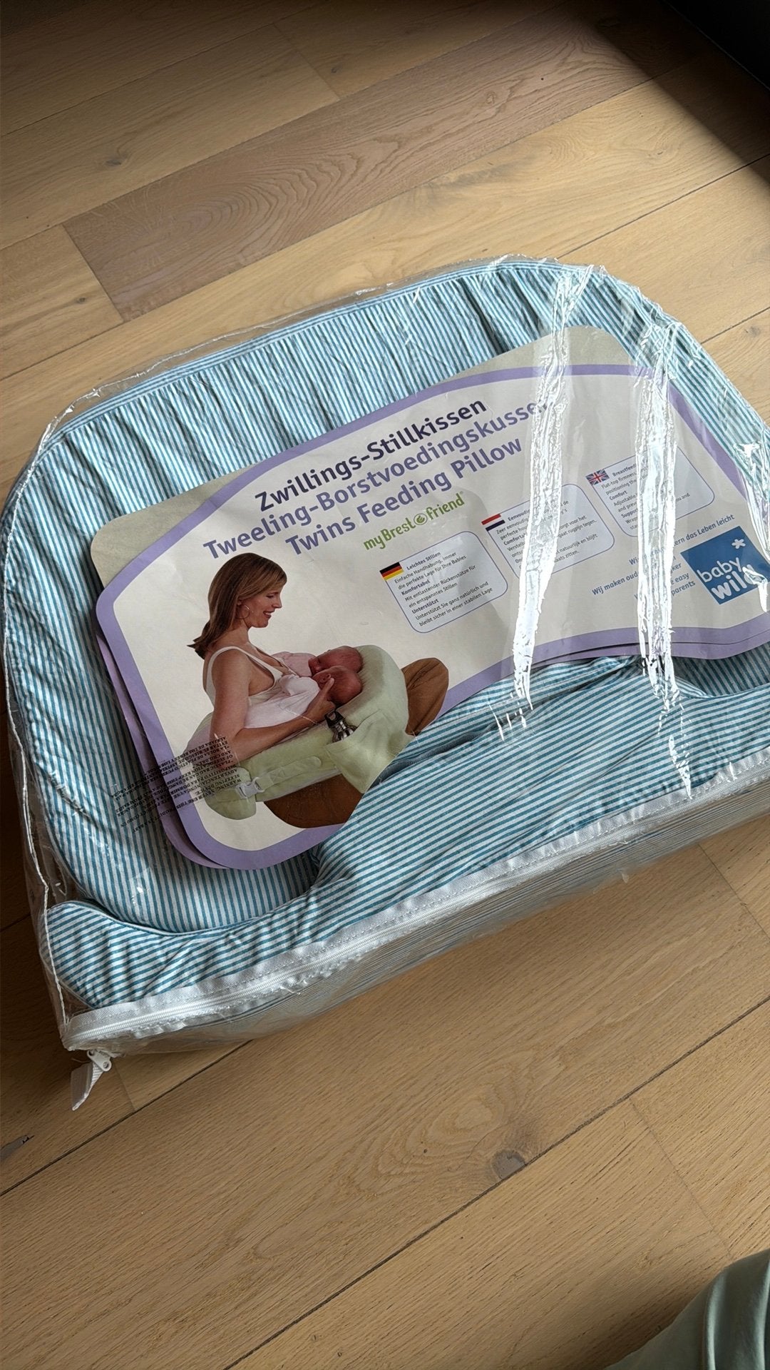 Coussin allaitement jumeaux comme neuf, Ophalen, Zo goed als nieuw