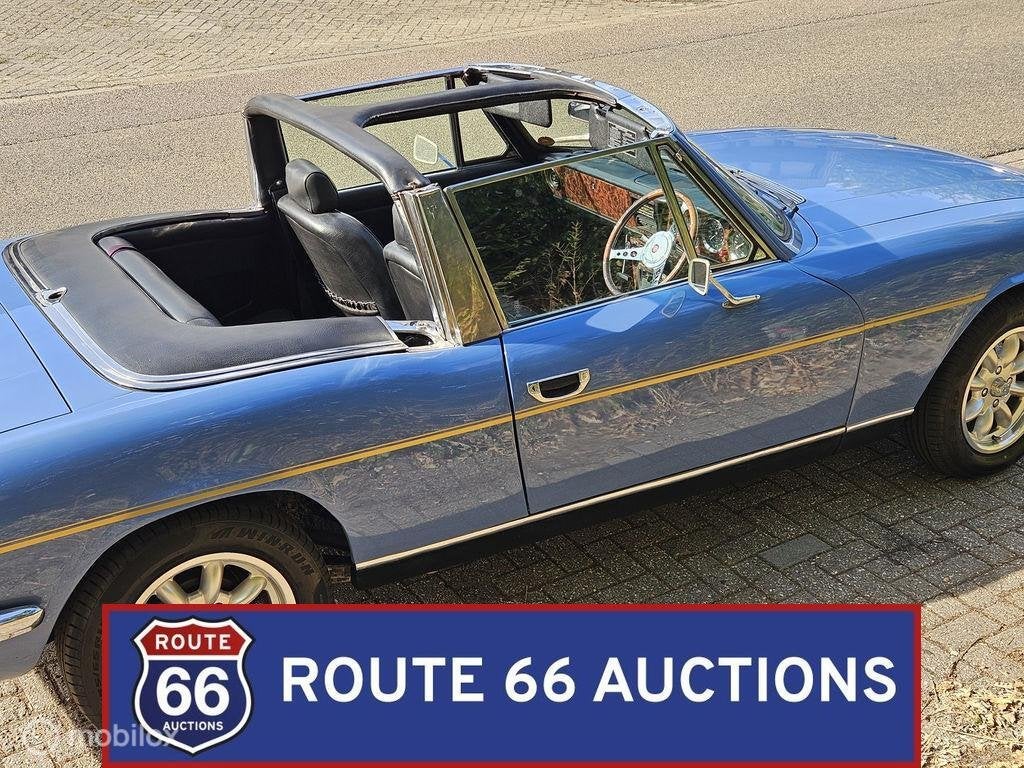 Triumph Stag | 1974 | Route 66 Auctions, Triumph, Zwart, Bedrijf, Handgeschakeld