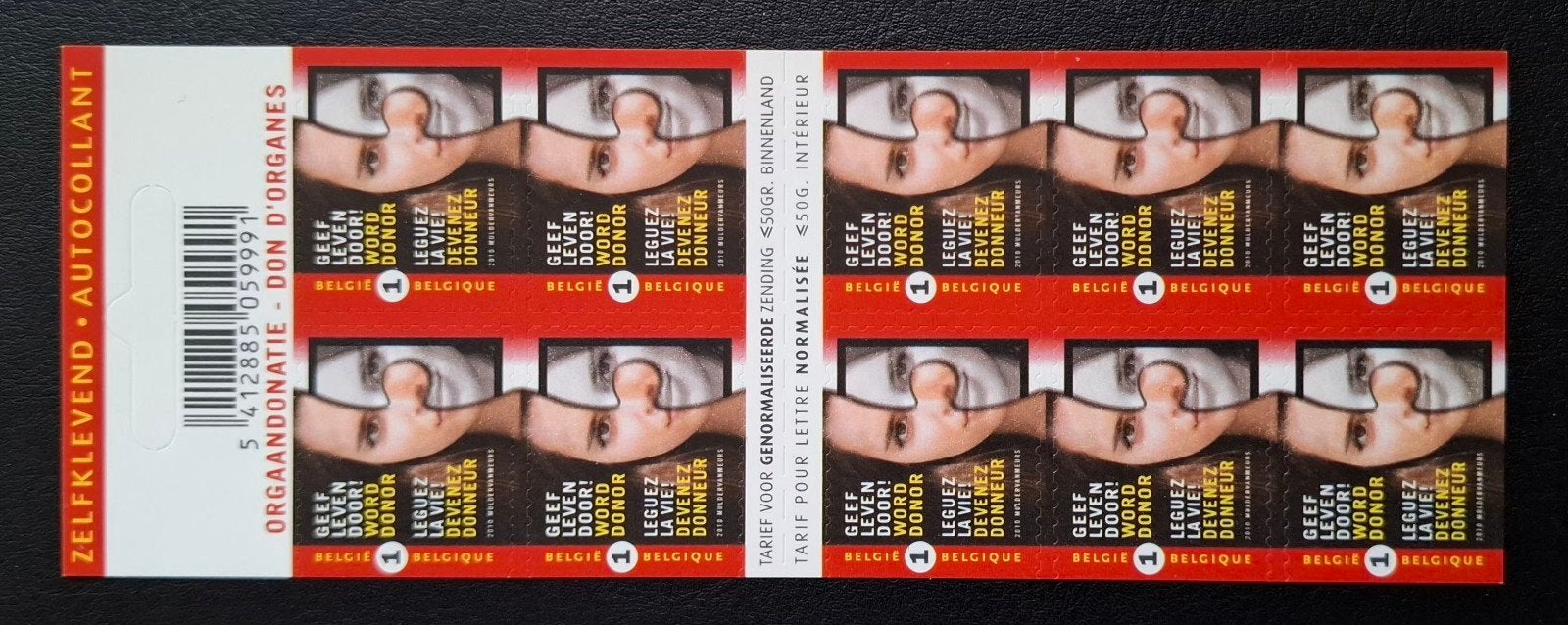 België: OBP 3991/91c-B110 ** Solidariteit 2010., Frankeerzegel, Ophalen of Verzenden, Zonder stempel, Postfris