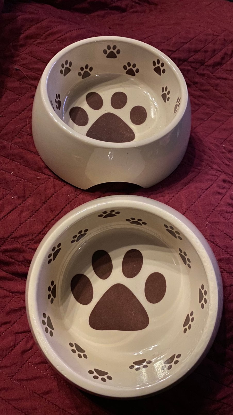 2 gamelles en Melamine pour animaux, chien, chats etc, Enlèvement, Neuf