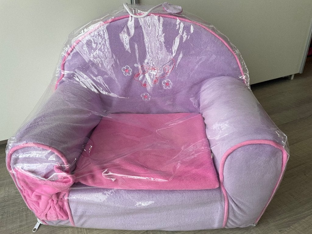Fauteuil club enfant (rose/mauve), Enlèvement, Comme neuf