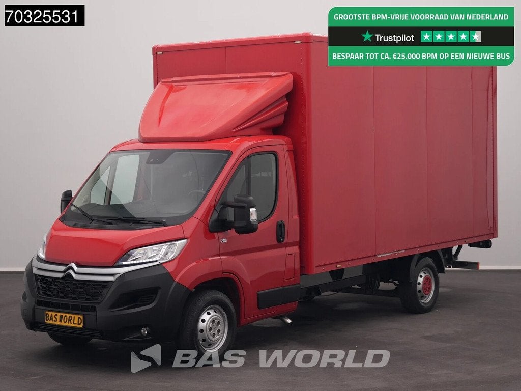 Citroën Jumper 140pk D'Hollandia Laadklep Zijdeur Bakwagen, Stof, Gebruikt, Euro 6, 4 cilinders