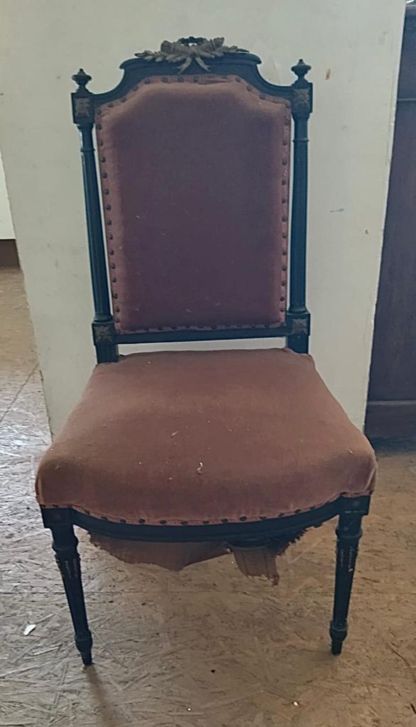 Antieke houten stoel – Louis XV stijl – restauratie nodig, Enlèvement