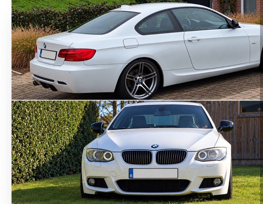 bmw 320d  e 92 coupe, Auto's, Achterwielaandrijving, 1995 cc, Wit, Leder