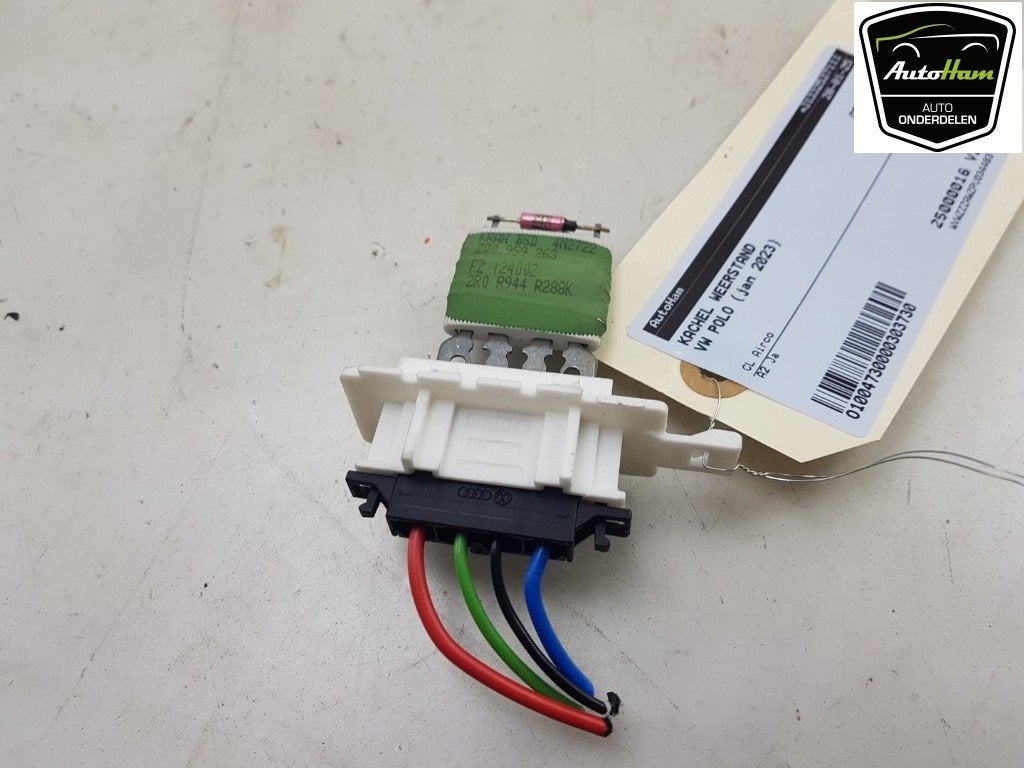 RESISTANCE CHAUFFE Volkswagen Polo VI (AW1) (|2Q0959263|), Utilisé, Volkswagen
