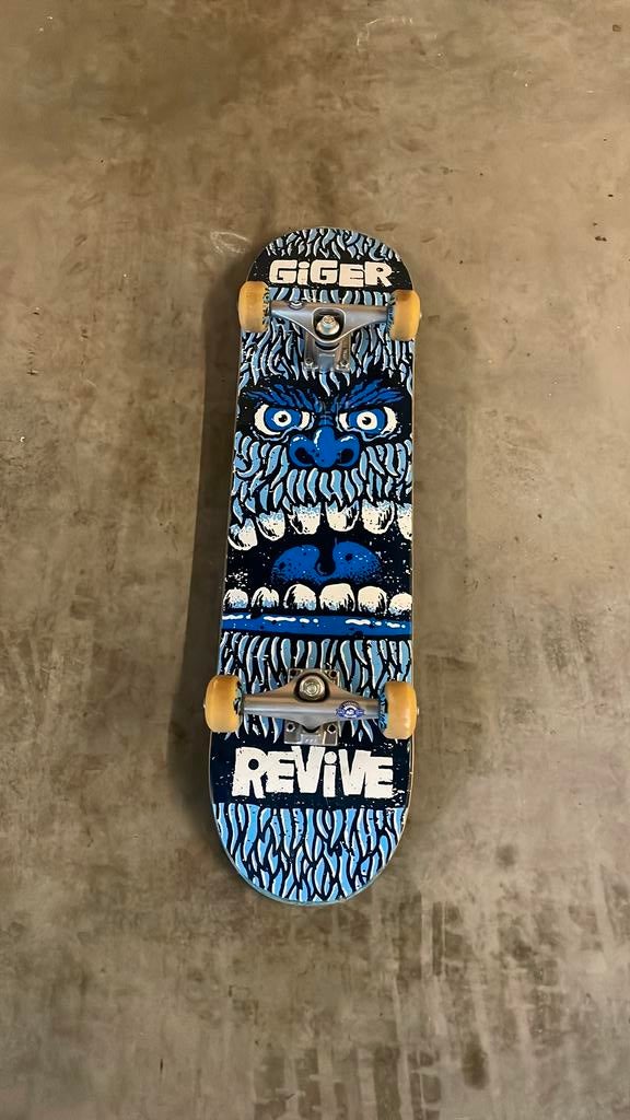 Revive Skateboards Jonny Giger Pro Model with Royal Trucks, Ophalen of Verzenden, Gebruikt, Skateboard