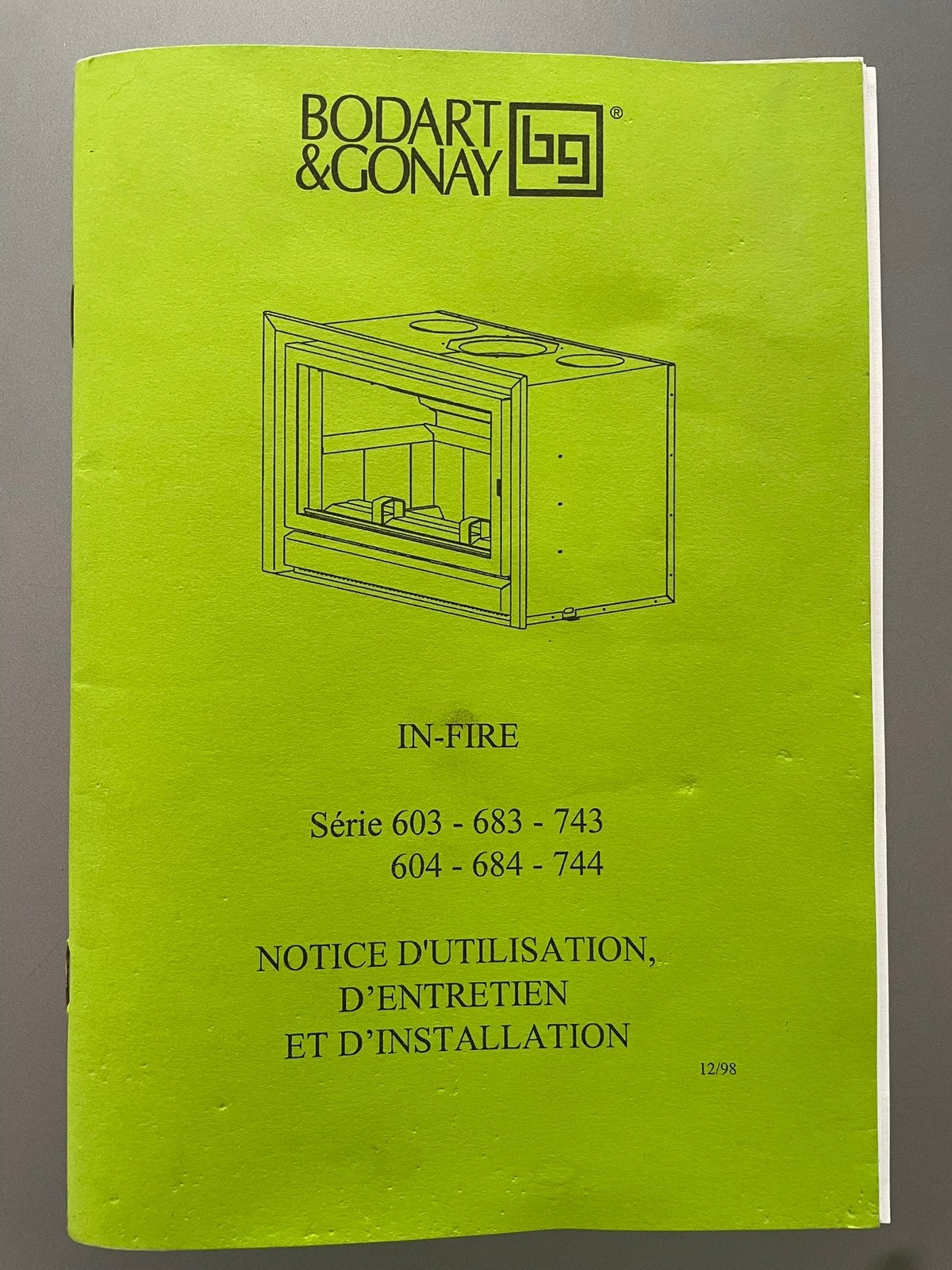 Insert Bodart et Gonay, Maison & Meubles, Encastré, Enlèvement, Utilisé, Bois