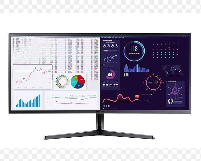 Ecran moniteur Samsung LS34J550WQU 34", Enlèvement, Samsung, Incurvé, Neuf