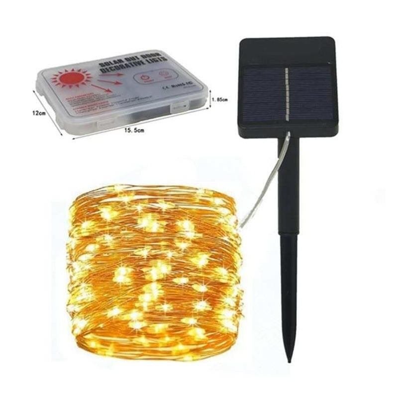 Solar 50 LED lampjes met buigbaar LED snoer, Enlèvement ou Envoi, Neuf