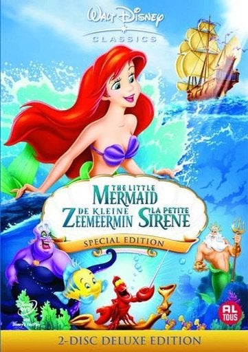 Disney De Kleine Zeemeermin (1989) Dvd 2disc, Cd's en Dvd's, Animatie, Nederlands, Ophalen of Verzenden, Bonusmateriaal
