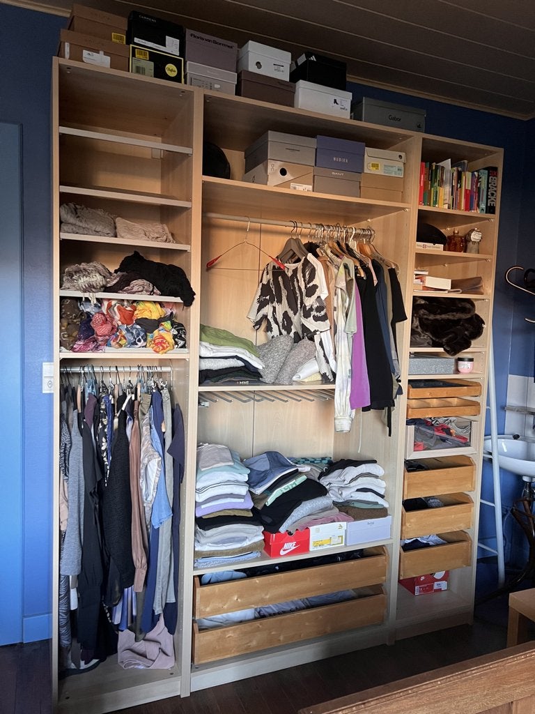 kleerkast PAX Ikea, Huis en Inrichting, Ophalen, Met lade(s), 200 cm of meer, Alle
