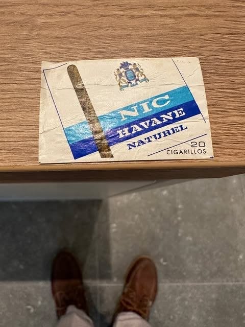 label Nic Havanne naturel 20 cigarillos, Gebruikt, Havanne, Ophalen of Verzenden, Info:@hvannecig.ci