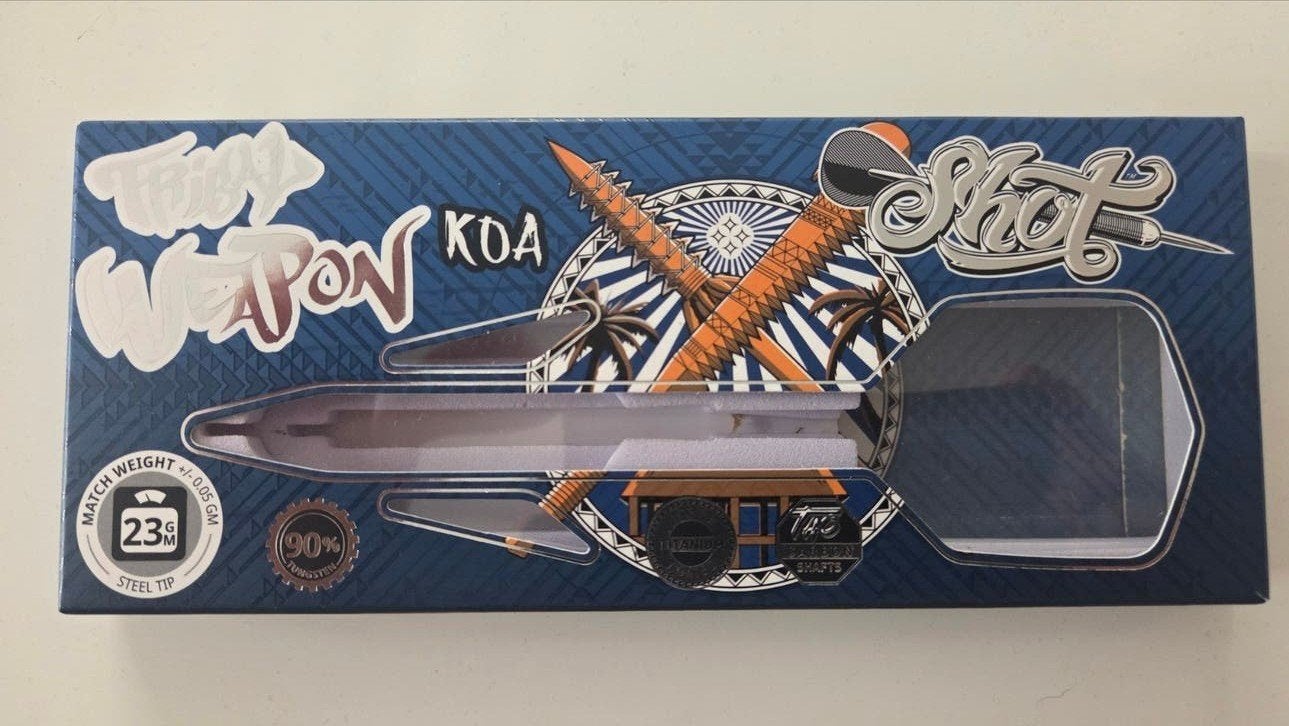 Shot Tribal Weapon KOA, Sport en Fitness, Darts, Ophalen of Verzenden, Gebruikt, Pijlen
