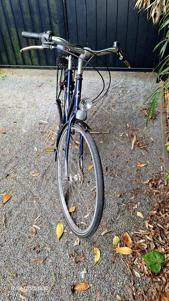 Ludo damesfietsen, donkerblauw, Fietsen en Brommers, Ophalen