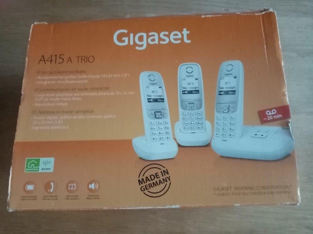 Pack complet de 3 téléphones "Gigaset" A415 A TRIO., Enlèvement, Neuf, 3 combinés, À Faible Émission d'Ondes