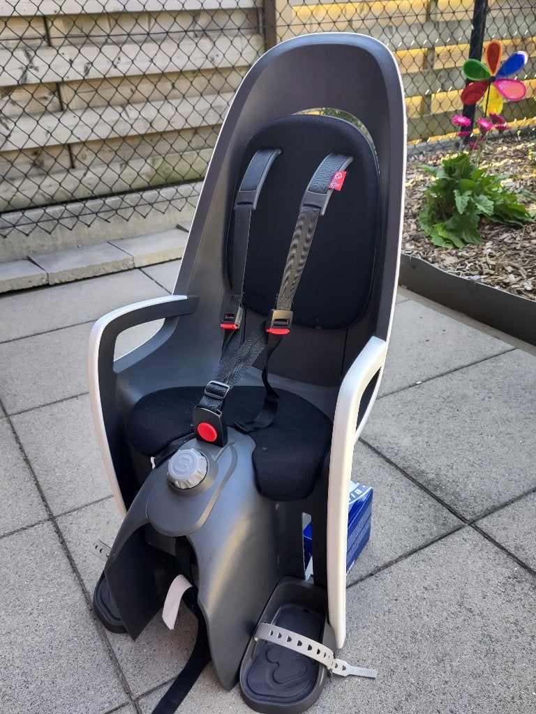 Hamax Fietsstoel, Fietsen en Brommers, Fietsaccessoires | Fietsstoeltjes, Ophalen, Achterzitje, Voetsteuntjes, HAMAX smiley