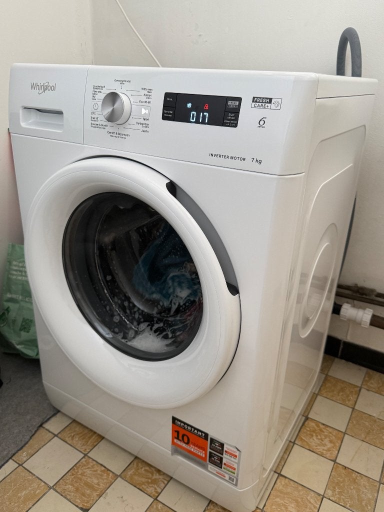 New washing machine, Elektronische apparatuur, 4 tot 6 kg, Ophalen of Verzenden, Zo goed als nieuw, Energieklasse A of zuiniger