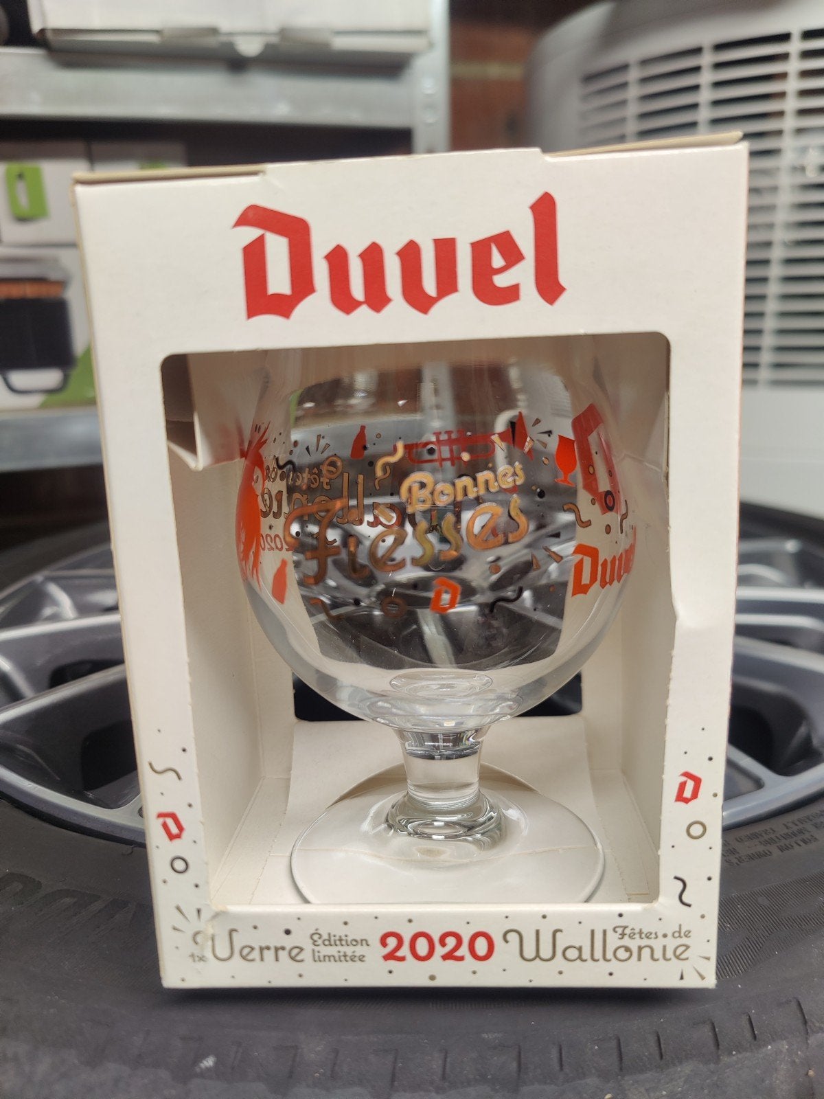 Duvel glas fêtes de Wallonie, Collections, Verres & Petits Verres, Enlèvement ou Envoi