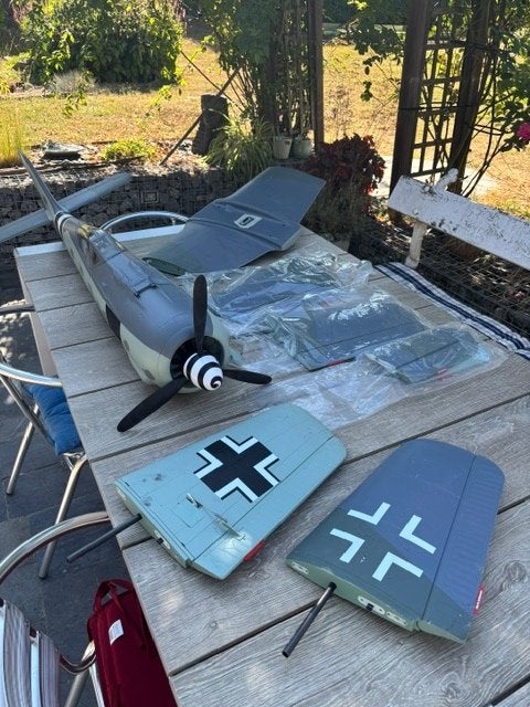 FW190 E-Flite, Enlèvement, Utilisé, Électro, RTF (Ready to Fly)