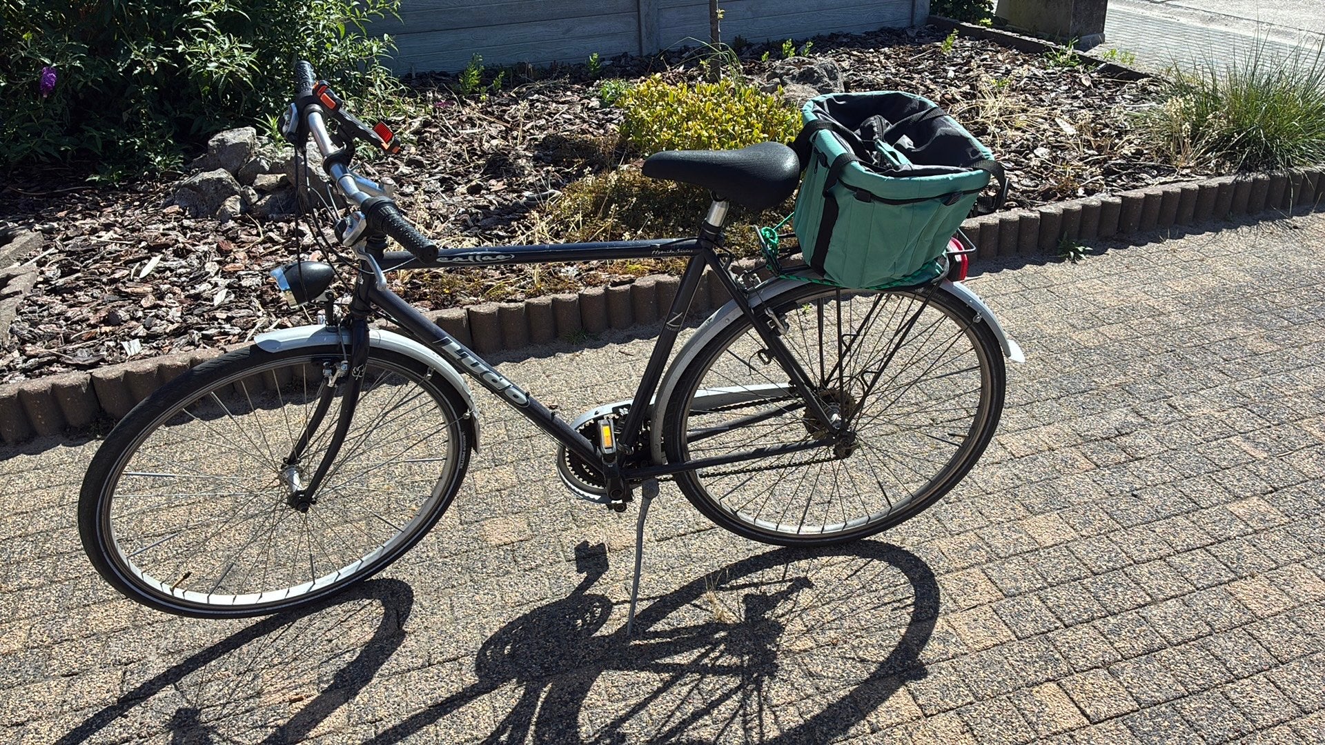 Fiets - Ludo - gebruikt maar rijd prima, Ophalen, 28 inch, Gebruikt, Velgrem