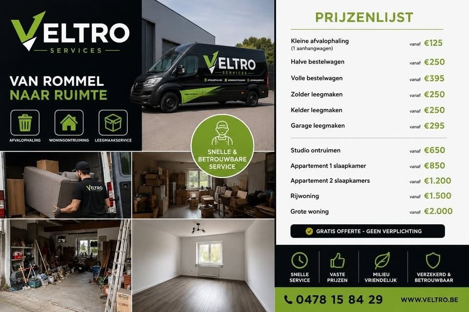 VELTRO SERVICES – VAN ROMMEL NAAR RUIMTE, Immo