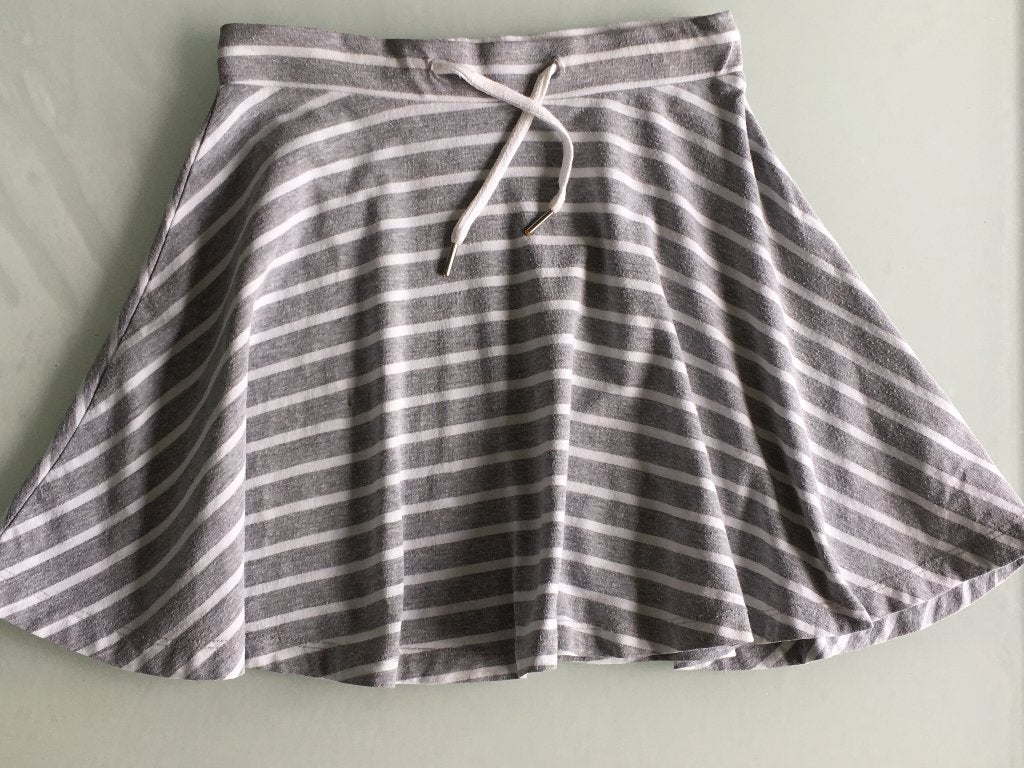 Rok Molo grijs gestreept maat 122, Kinderen en Baby's, Ophalen of Verzenden, Zo goed als nieuw, Jurk of Rok, Molo