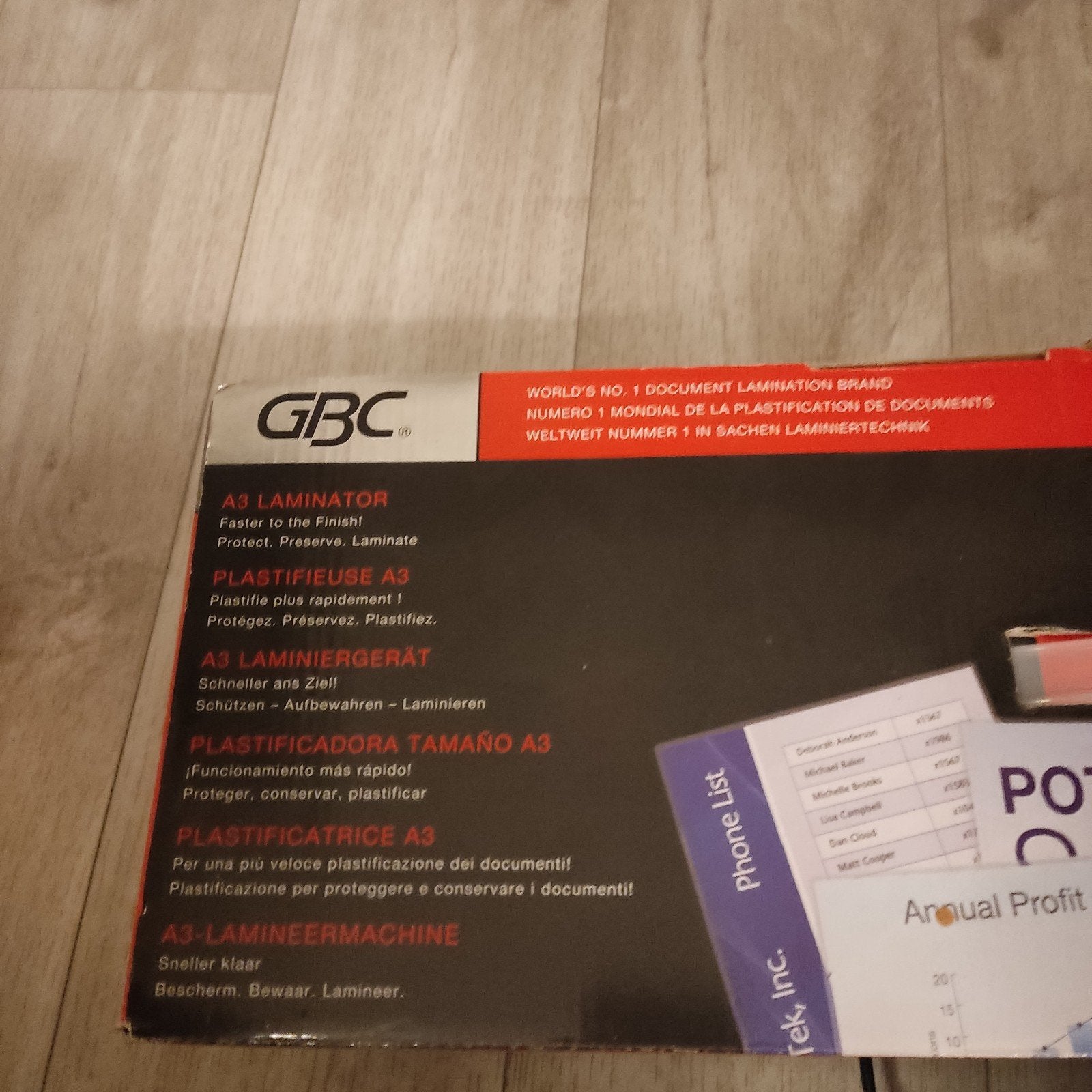 Plastifieuse GBC Fusion 3000L NEUVE, Ophalen, Nieuw