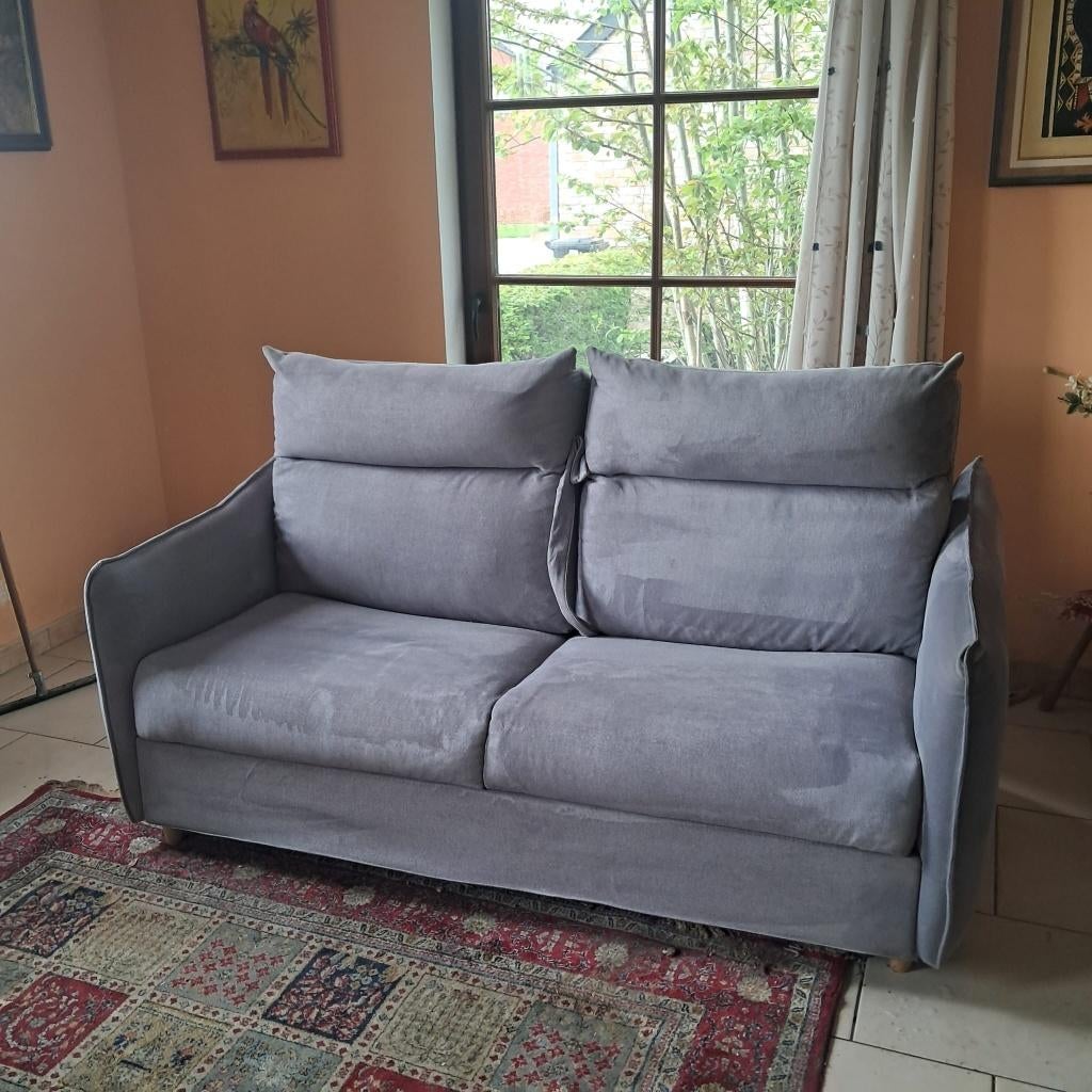 Canapé convertible, 75 à 100 cm, Tissus, 150 à 200 cm, Enlèvement
