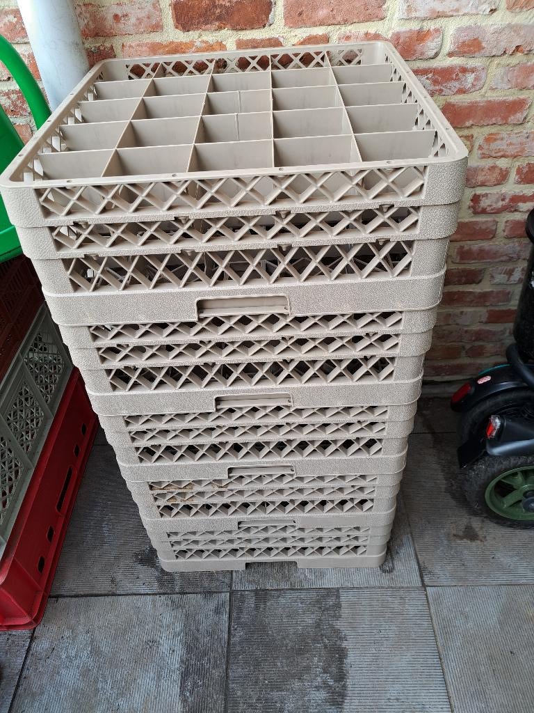 stapelbak glazen - 5 stuks, Enlèvement, Utilisé