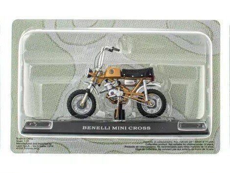 1:18 Leo Models Moto Mobylettes Italie Benelli Mini Cross, Ophalen of Verzenden, Nieuw, Motor, Overige merken