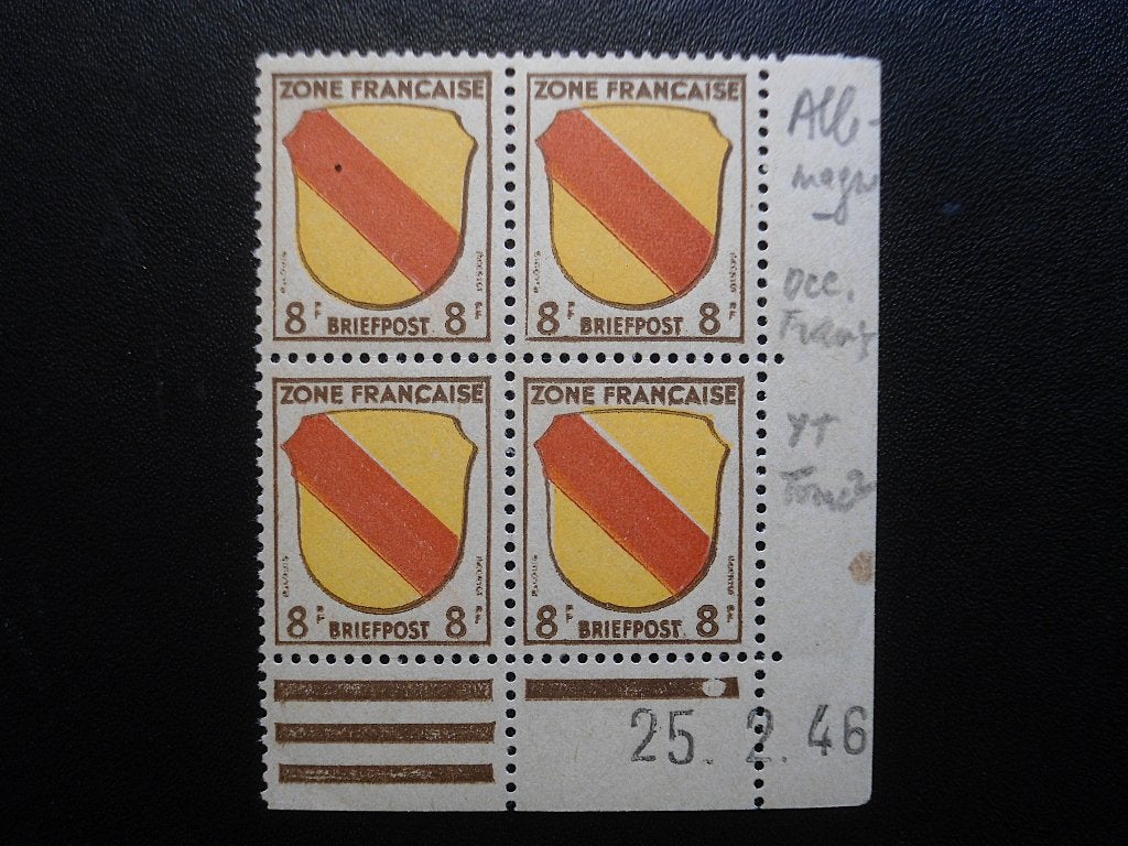 Franse bezetting Duitsland na WOII., Ophalen, Postfris