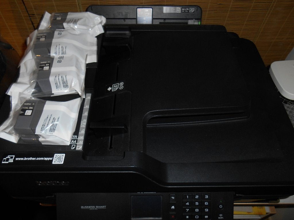 Brother Print/Scan/Copy/Fax  A3/A4 + 4 extra cartridges, Ophalen of Verzenden, Faxen, Printer, Draadloos