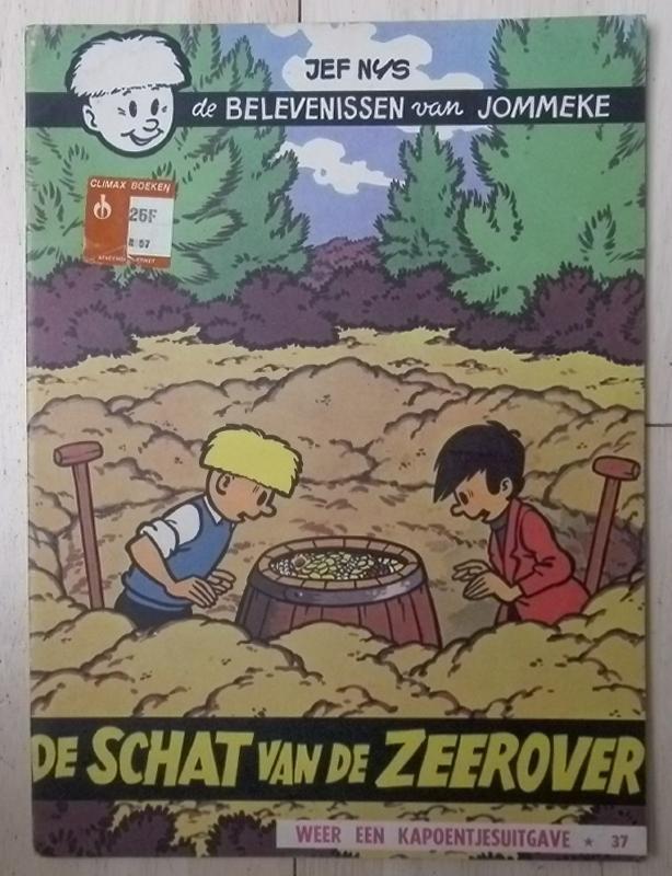 Jommeke - De schat van de zeerover ( 1969 ), Boeken, Stripverhalen, Ophalen of Verzenden