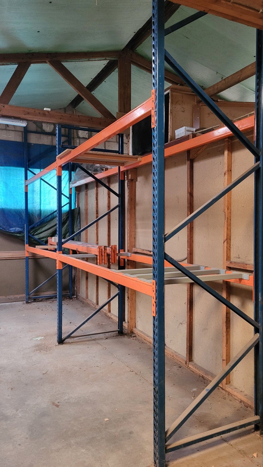 Palletstelling te koop  5.60m x 1.0m x 3.90m, Articles professionnels, Aménagement de Bureau & Magasin | Entrepôt, Rayonnage & Stockage