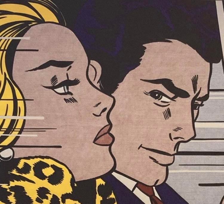 Roy Lichtenstein: lithografie verkocht ingelijst, Antiek en Kunst, Ophalen of Verzenden