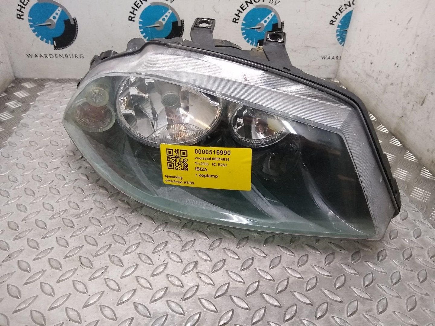 SEAT IBIZA 1.4-16V BUSINESSLINE  KOPLAMP R 2006, Ophalen of Verzenden, Gebruikt, ARN erkend
