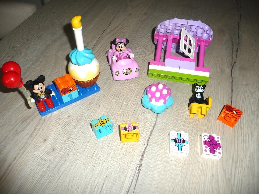 DUPLO Minnie’s verjaardag feest set, Ophalen of Verzenden, Zo goed als nieuw, Duplo