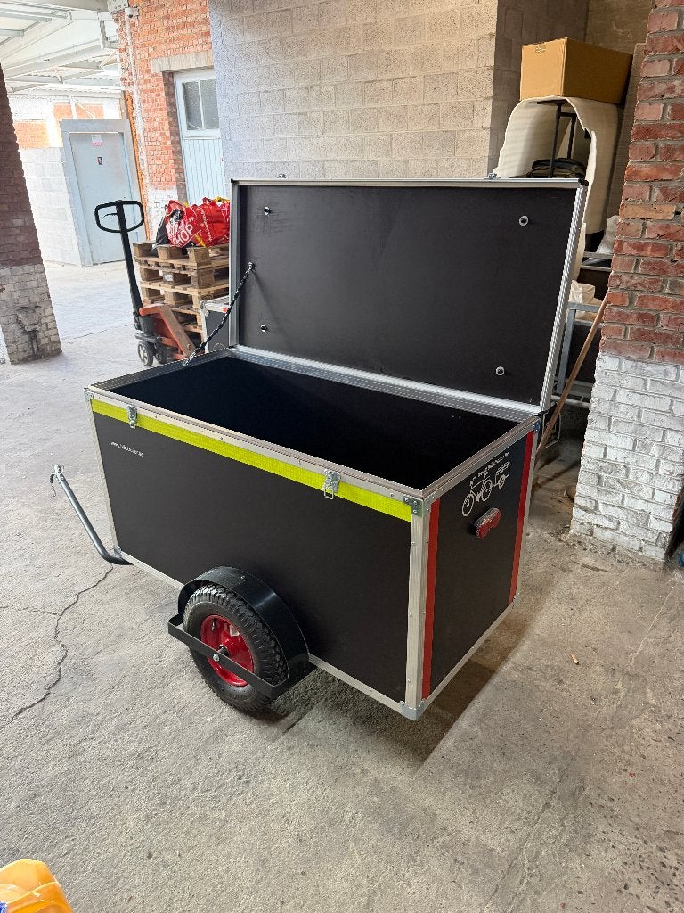 Fietskar biketrailer be, bijna nooit gebruikt, Ophalen, Zo goed als nieuw, Biketrailer.be, 80 kg of meer