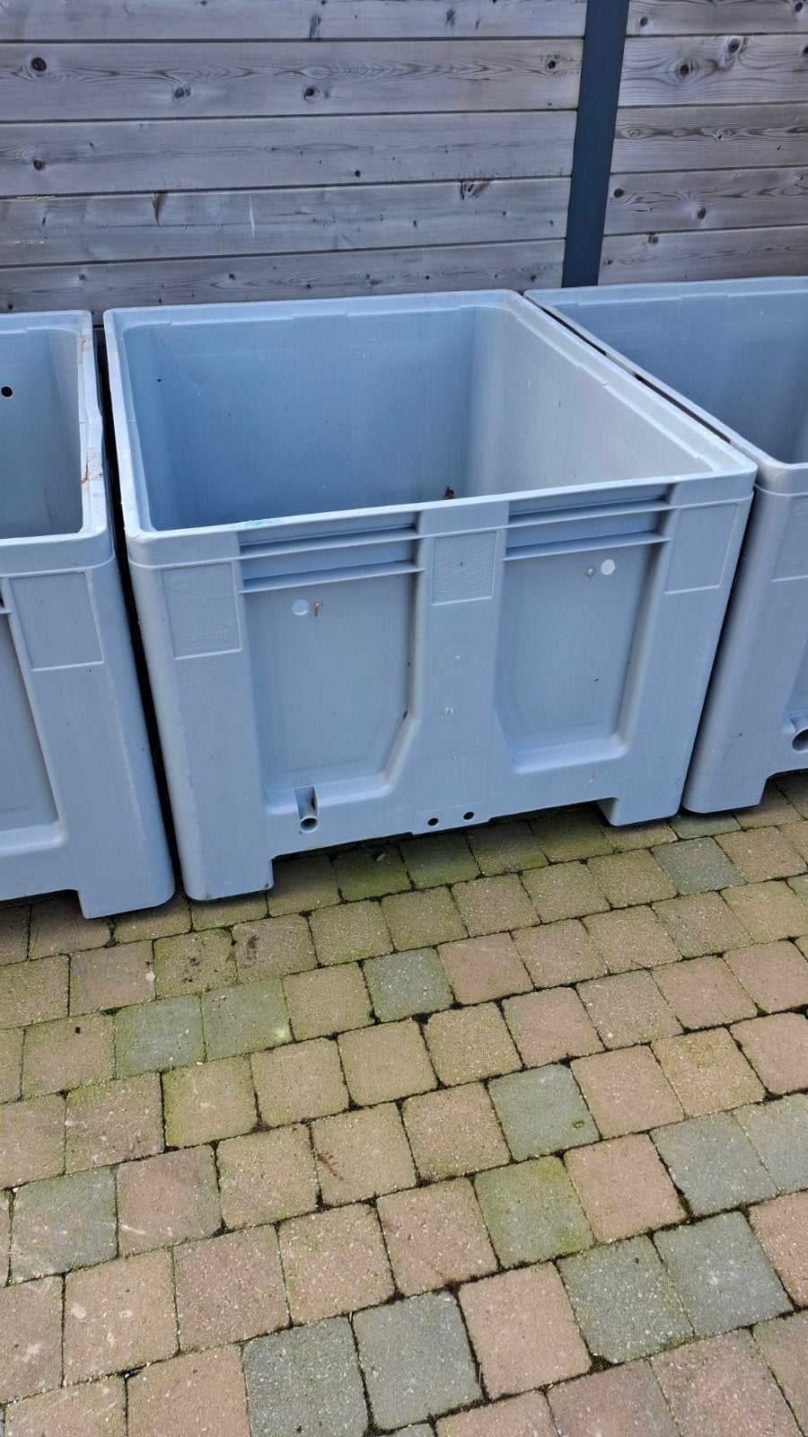 palletbox stapelbak voederbak waterbak, Enlèvement, Comme neuf