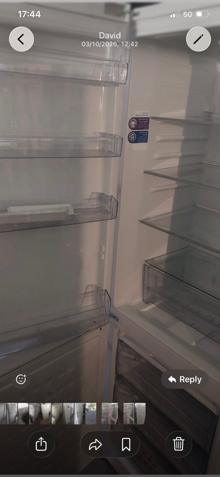 Ijskast/freezer BEKO, Enlèvement, Comme neuf