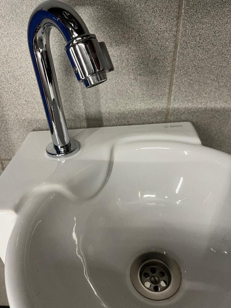Koudwater kraan, Doe-het-zelf en Bouw, Sanitair, Ophalen of Verzenden, Zo goed als nieuw, Chroom, Kraan