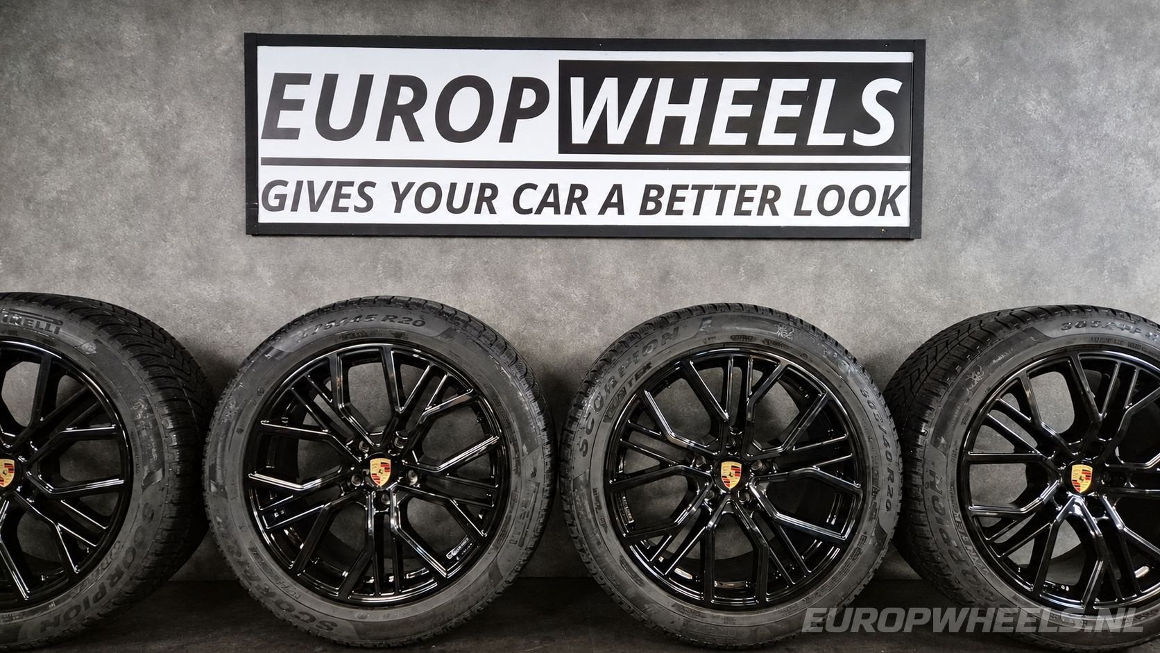 20 inch Porsche Cayenne Coupé E3 9YB velgen winterbanden, Auto-onderdelen, Banden en Velgen, Gebruikt, -, 275 mm, -