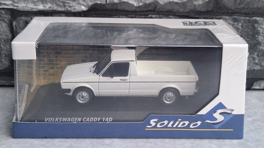 VW CADDY MK1 WHITE 1/43ème, Enlèvement ou Envoi, Solido, Voiture, Solido