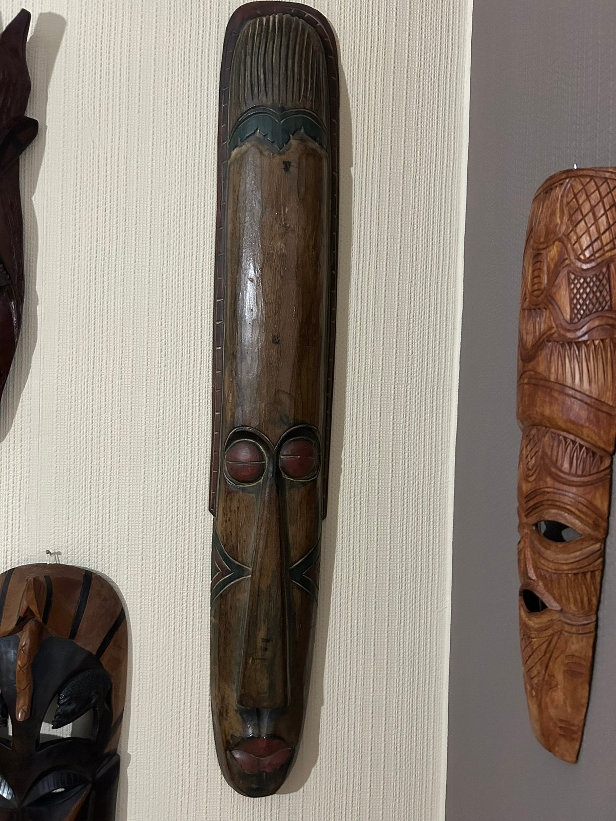 Groot Afrikaans masker, Antiek en Kunst, Ophalen, Masker