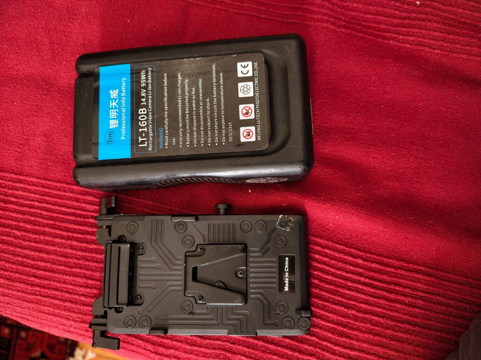 Batterie Vlock avec plaque rig, Audio, Tv en Foto, Ophalen