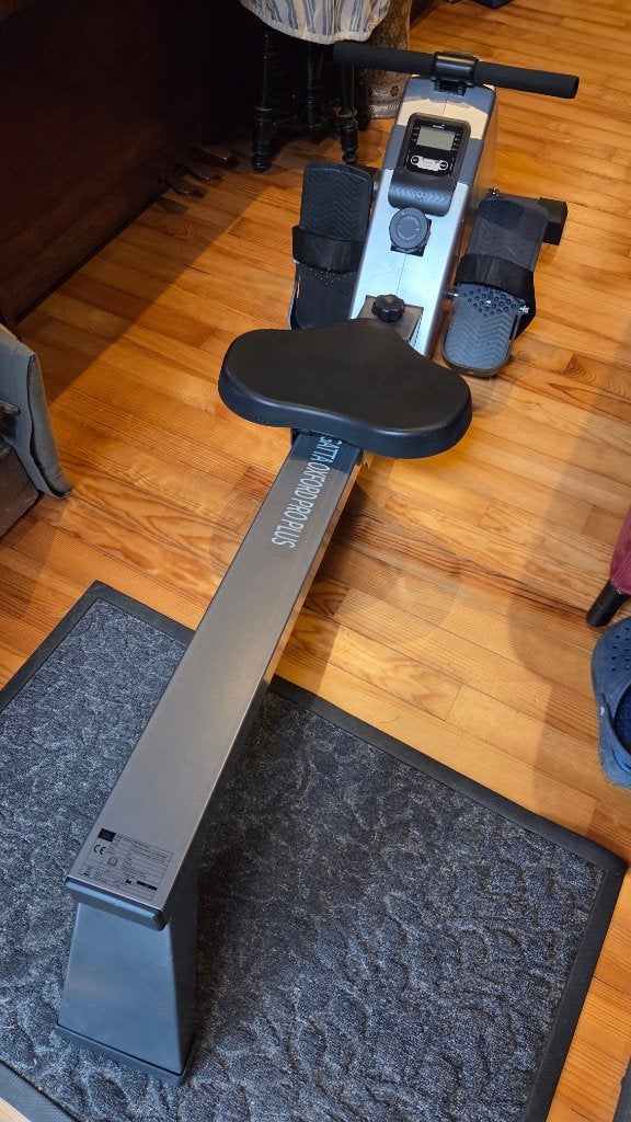 Rameur Skandika Oxford Pro Plus (SF-2240) - État impeccable, Sports & Fitness, Appareils de fitness, Rameur, Enlèvement, Utilisé