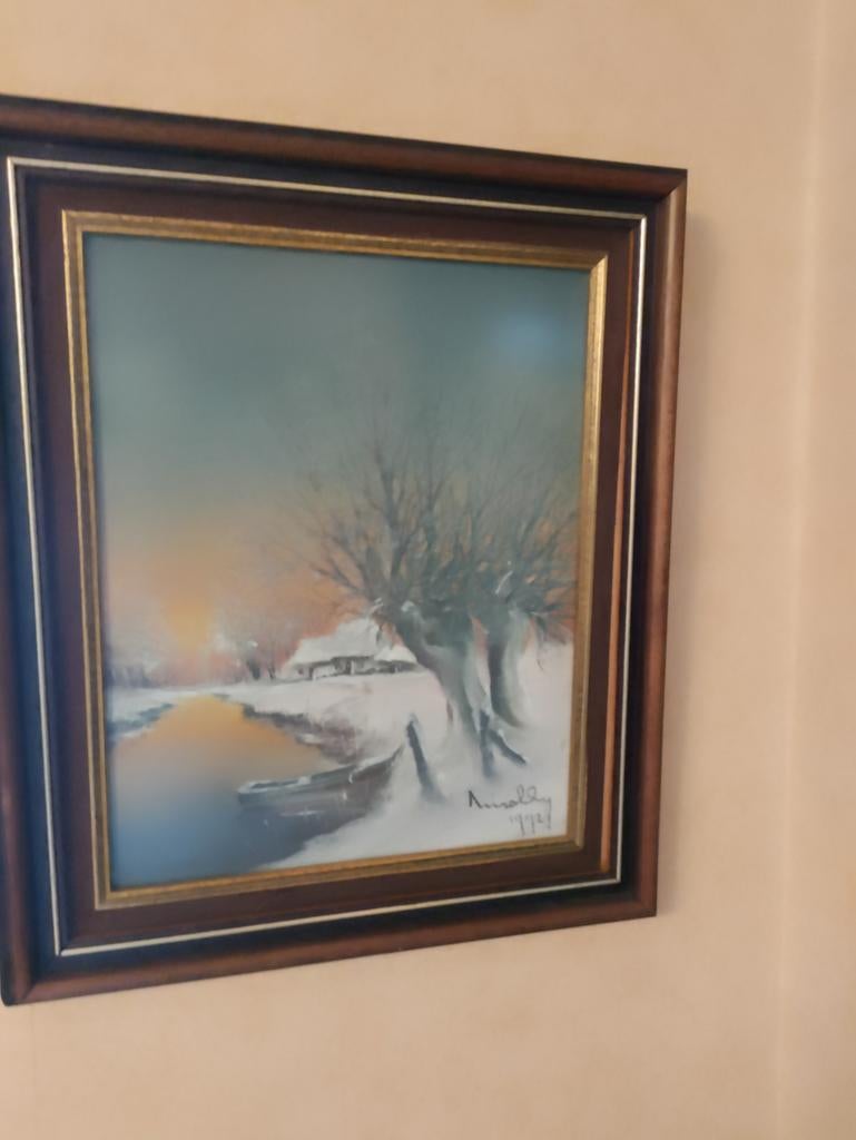 Schilderij 33*38, Ophalen